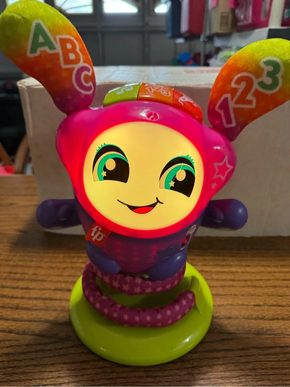 Fisher-Price Pink, Purple & Green Light-Up Learning Bunny